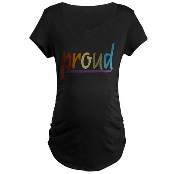 CafePress - Earth Pride Maternity Dark T Shirt - Maternity Dark T-Shirt