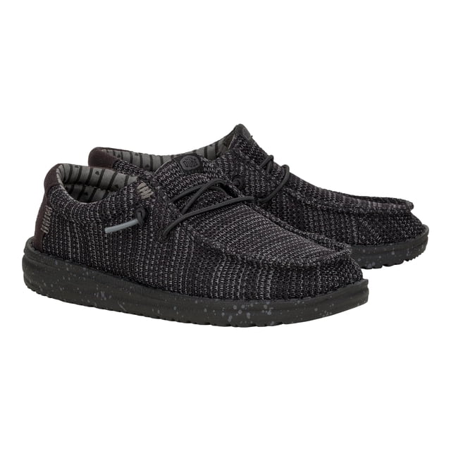 Heydude Zapatillas Wally Stretch Sox para Niños Pequeños Negro Talla 10