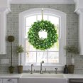 thumbnail image 3 of VerPetridure Artificial Wreath 16inch Faux Green Leaves Wreath for Door Wall Window Decor, 3 of 9