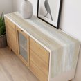 thumbnail image 6 of Greige Khaki Wooden Table Runner Contemporary Shabby Distressed Tablerunners 13 x 70 Inch, Table Decorations Tabletop Scarf for Summer Gathering Holiday Farmhouse Kitchen Dining Decor, 6 of 8
