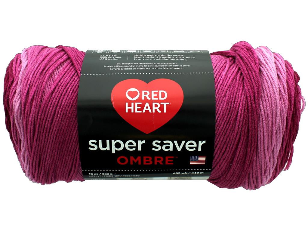 Coats Yarn Acrylic Blend Red Heart Super Saver Yarn-Bonbon BONBON PRINT