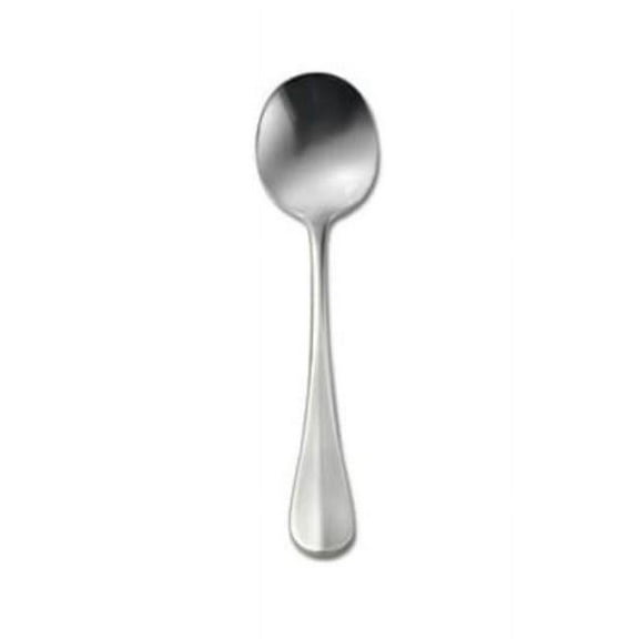 Oneida T018SRBF 6.75 in. Scarlatti Stainless Steel Round Bowl Soup Spoon