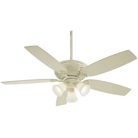 

54 Minka Aire Classica Provencal Blanc LED Ceiling Fan with Remote