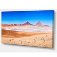 thumbnail image 2 of Lac de Beauté et Volcan sur Altiplano - Œuvre d'Art Moderne sur Toile de Paysage Marin, 2 of 3