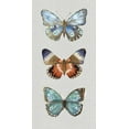 thumbnail image 2 of Woods, Maya 14x24 White Modern Wood Framed Museum Art Print Titled - Catching Butterflies I, 2 of 4