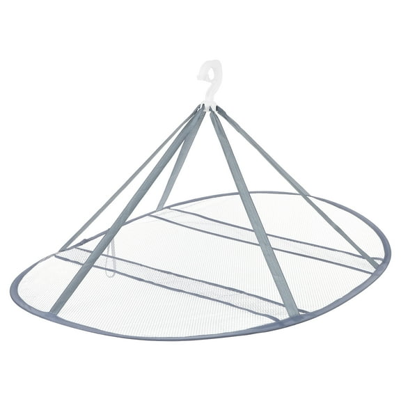 UEETEK Hanging Mesh Dryer Flat Laundry Rack with Mesh Design and Folding Structure for Clothes and Vegetables