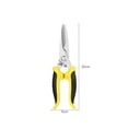 thumbnail image 2 of Multi-Purpose Industrial Scissors, Sharp Serrated Blades, Ergonomic Handle for Comfortable Grip, Ideal for Cutting Wires, Paper, Cloth, Wood, Perfect for Electricians and Crafters, 2 of 3