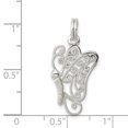 thumbnail image 3 of 925 Sterling Silver Butterfly Necklace Pendant Charm Insect Arachnid, 3 of 8