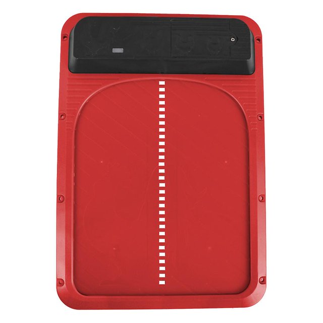 Puerta automática para gallinero con sensor de luz, interruptor automático rojo - Protección inteligente para aves de corral