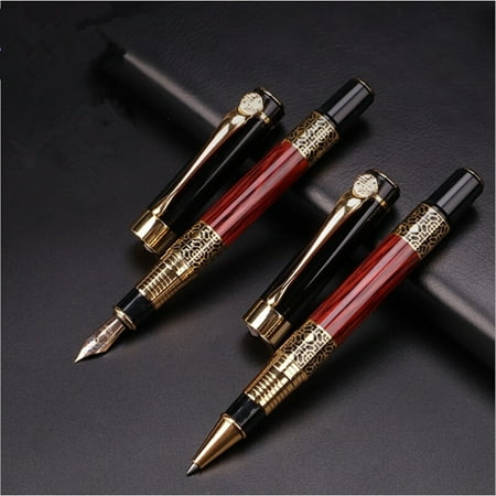 New Fashion Brand Fountain Pen Luxury Business Executive Writing Ink Pen 0.5mm Roller Pen