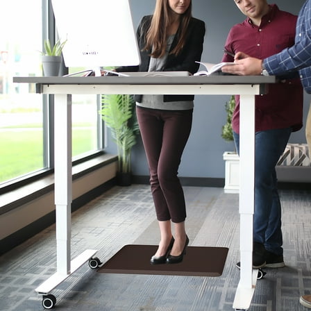 LAMIRO Kitchen Mat Cushioned Anti-Fatigue Floor Mat,Heavy Duty Ergonomic Comfort Foam Standing Mat,Waterproof Non-Slip Kitchen Rugs for Home,Office,Laundry,17"