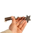 thumbnail image 3 of HUGFEGWE Rhinestone Star Hair Rope, Star Hair Ties Elastic Hair Tie, Spiral Hair Ties, Coil Hair Ties Elastic Coils Hair Ring Ponytail Holder(grey) CJB91-61930, 3 of 7