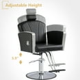 KIGOTY Barber Chair Reclining Salon Chair for Salonsfor Hair