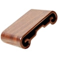 thumbnail image 4 of 1Set Wood Display Stand Small Scroll Base Brown for Home Decorators Indoor Garden, 4 of 9