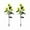 2 Pack Rose Yellow, variant on Solar Lights Outdoor Garden DecorSolar Flowers Lights Flower Lights for Yard Decor, Garden Decoration, Two Lightning Modes & EnlargedSolar Panel