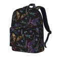 thumbnail image 2 of Goofa Lavender Flowers Printed Backpack,Laptop Backpack,Durable Anti-Theft Travel Work Backpack,Water-resistant Backpack, 2 of 9