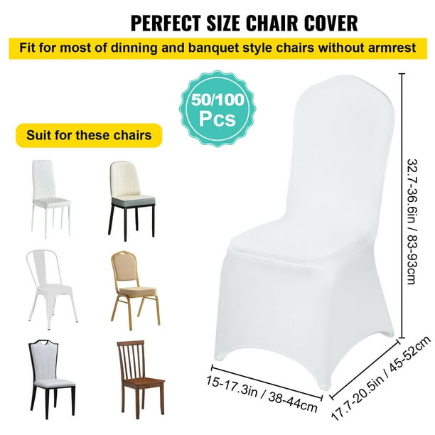 Stretch Spandex White Folding Chair Covers Banquet Wedding Birthday  Decotation