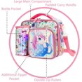 thumbnail image 4 of Lunch Bag for Kids, Insulated Tote Bag Lunch Container for Children, School Backpack Snack Carrier, Square Lunch Box, 4 of 5
