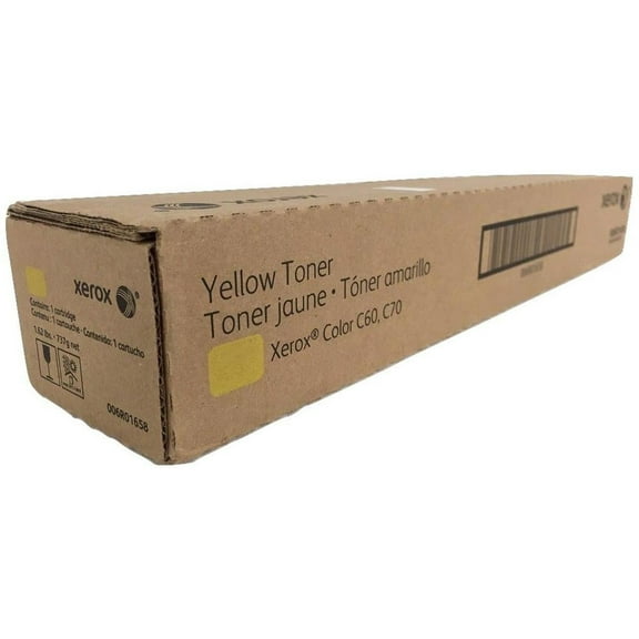Xerox Yellow Laser Toner Cartridge for Color C60/C70, EC70 Printers, 34000 Page Yield