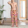 thumbnail image 6 of Lsque Happy Thanksgiving Turkey Print Men's Pajama Pants, Lounge Pant - Comfortable Home Wear,Elastic Waistband, Stylish Design-XX-Large, 6 of 9