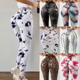 thumbnail image 4 of Gvmfive Women Printed High Waist Leggings Trouser with Bowknot Yoga Pants, 4 of 4