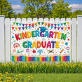 thumbnail image 7 of Colorful Kindergarten Graduation Banner Educational Theme for Kids Party School Event Celebration, 7 of 7