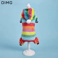 thumbnail image 4 of OIMG-ropa de invierno para perro, pijamas para perros pequeños, ropa de dormir, abrigo para cachorro, sudaderas con capucha para perro Yorkies, peluche, Schnauzer, Mono de lana suave para perro, 4 of 4