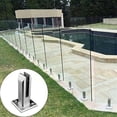 thumbnail image 3 of 304 Stainless Steel Clamp Glass Panel Pool Fence Staircase Bracket Spigot Balustrade Floor Deck Balustrade Railing Moun, 3 of 4