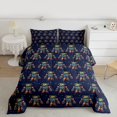 thumbnail image 2 of Feelyou Kawaii Navy Robot Full Size Comforter Sets, Kids Boys Girls Bedding Sets, 3pcs, 2 of 8