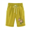 thumbnail image 1 of Top and Shorts Sets for Women, Womens Elastic Waist Printing Drawstring Shorts, 1 of 3
