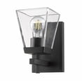 thumbnail image 2 of 1 Light Wall Sconce In Traditional Style-8.5 Inches Tall And 5 Inches Wide-Matte Black Finish Z-Lite 819-1S-Mb, 2 of 2