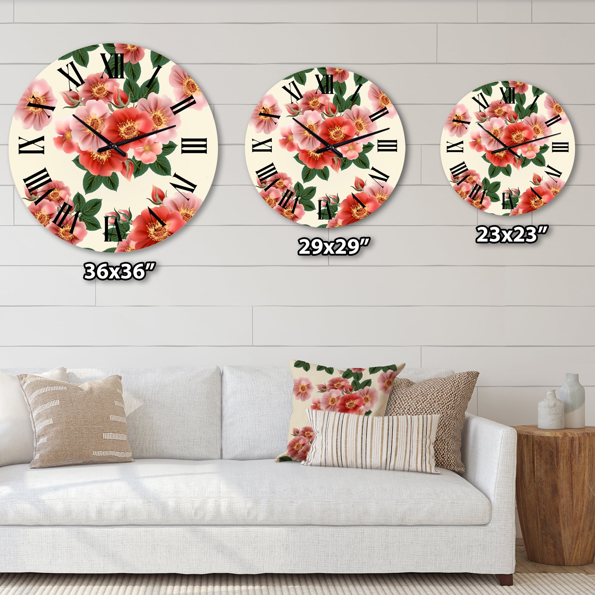 Designart 1 in Traditional Wall Clock