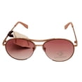 thumbnail image 4 of Converse Men Rose Gold Metal Fashion Aviator Sunglass Pink Gradient Lens H100, 4 of 5