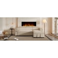 thumbnail image 5 of Linen L-Shape Sectional Sofa with Adjustable Headrest, Wireless Charging, and Hidden Storage, Beige, 5 of 35