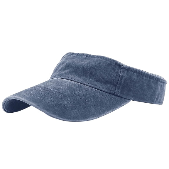 SAWOBUUN Sport Sun Visor Hats Washed Vintage Cotton Ball Caps Empty Top Baseball Sun Cap for Men Women