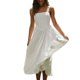 thumbnail image 2 of Vestido Sin Mangas Para Mujer Color SóLido Sin Mangas Sin Espalda Dobladillo Irregular Vestido De Una LíNea, 2 of 4