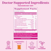 Pink Stork Postnatal Gummies, Multivitamin for Nursing Moms, Lactation Supplement with Folate, 60ct