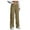 Beige, variant on Women High Waist Straight Leg Trousers Business Work Casual Button Down Pants with Functional Pockets Dark Green S