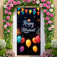 thumbnail image 6 of Decorative Design Happy Retirement Banner Colorful Balloons Party Backdrop Celebration Banner for Retirement Party Indoor Decoration Event Celebration, 6 of 8
