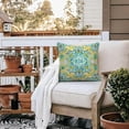 thumbnail image 5 of Outdoor Throw Pillow Covers Waterproof Tropic Accent Pillow Cases Fluffy Outdoor Cushion Covers for Garden and Patio Furniture Decoration, 16x16, 2 Pack, Damask Green, 5 of 6