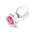 thumbnail image 4 of Glas 3 Pc Heart Jewel Glass Anal Training Kit, 4 of 5