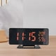 thumbnail image 4 of Reloj de Alarma Digital Reloj Electrónico Digital Pantalla Led Reloj Electrónico Estéreo Pantalla Digital Snooze Reloj de Alarma 12/24H Pantalla de Temperatura de Conmutación Versión Enchufe Reloj de, 4 of 6