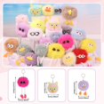 thumbnail image 2 of Llavero de peluche OmyFav para niños, esponjoso, paquete de 24 con 4 diseños, 2 of 8