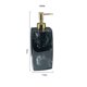 thumbnail image 2 of Dispensador de jabón for hotel, botella de loción, for el baño, for el hogar, botella de plástico con forma de flor blanca o negra, 800 ml, 2 of 4
