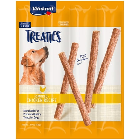 Vitakraft Treaties Smoked Chicken Recipe  4 Pack BB 7/2024
