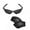 Black - Mr. Shield Polarized, variant on Walleva Clear Replacement Lenses for Oakley Half Jacket XLJ Sunglasses