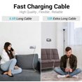 thumbnail image 2 of Cable USB-C TZBAY, paquete de 4, 2 de 2 m y 2 de 3 m, carga rápida de 60 W, 2 of 7