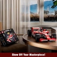 thumbnail image 5 of Formula Car Building Set, 1:12 Scale Formula Model Race Cars, 10035 Car with Spare Tire and Indicator, Blocks Kits  (1603 Pieces), 5 of 5