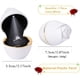 thumbnail image 5 of Caja para anillos de compromiso con forma de rosa y luz LED, joyero para anillos de boda blancos, ideal para propuestas de matrimonio (blanco), 5 of 5