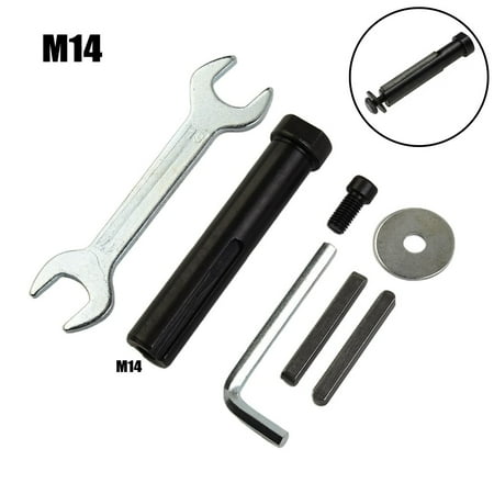 

100×19mm M10 M14 Adapter Angle Grinder into Drum Wheel Polisher Connection Rod